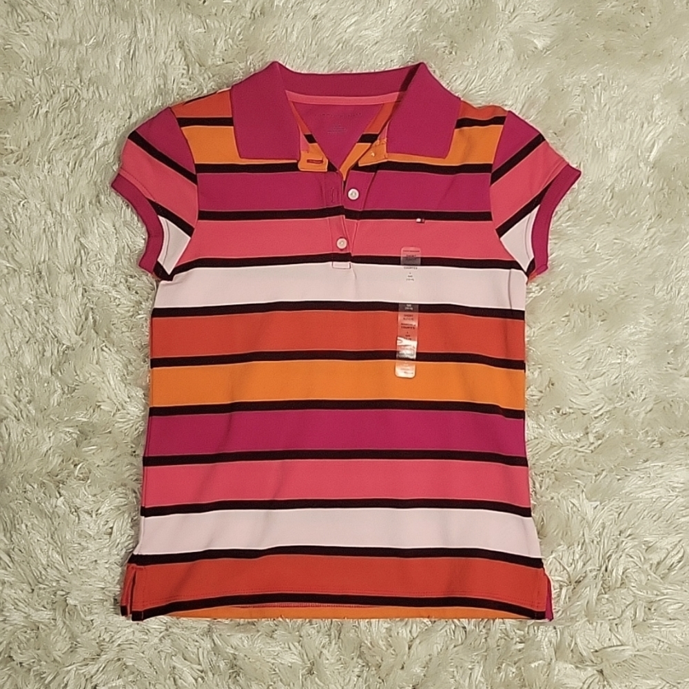 Brand New Girls Tommy Hilfiger collared top